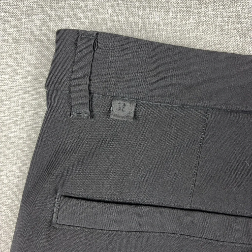 Lululemon Pants Mens 33x32 Black Stretch Chino Slim Performance Golf ABC